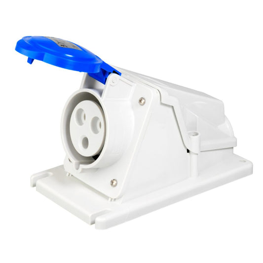 Portable EV Charger Outlet (Gewiss CEE Industrial Wall-Mounting Socket)