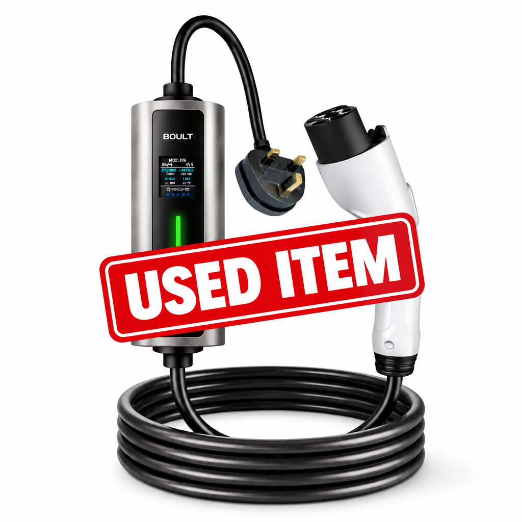 Portable EV Charger 3kW, UK Plug, BOULT (China/GBT) USED