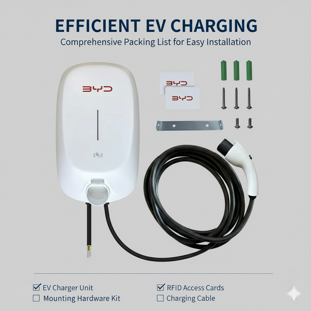 BYD Wall EV Charger 7kW (China/GBT)