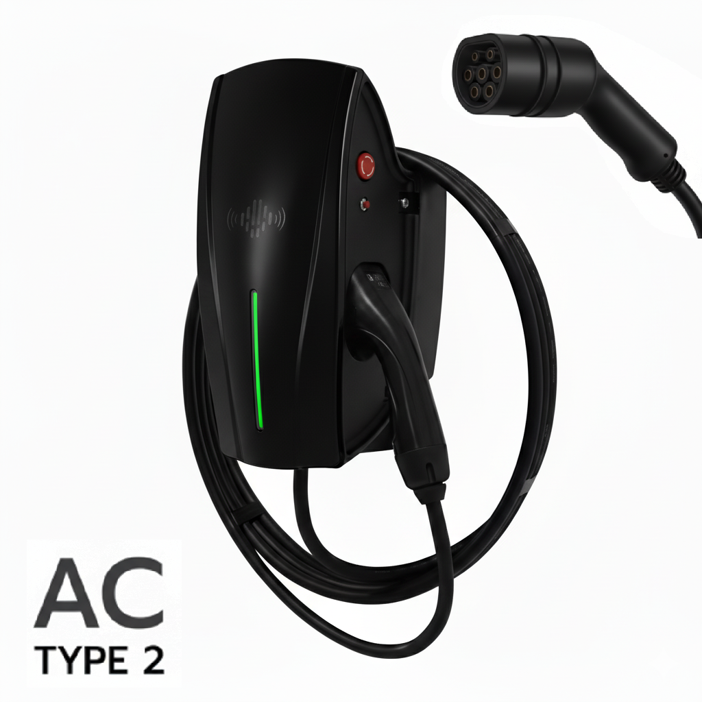 Smart Wall EV Charger 22kW (UAE/Type-2)
