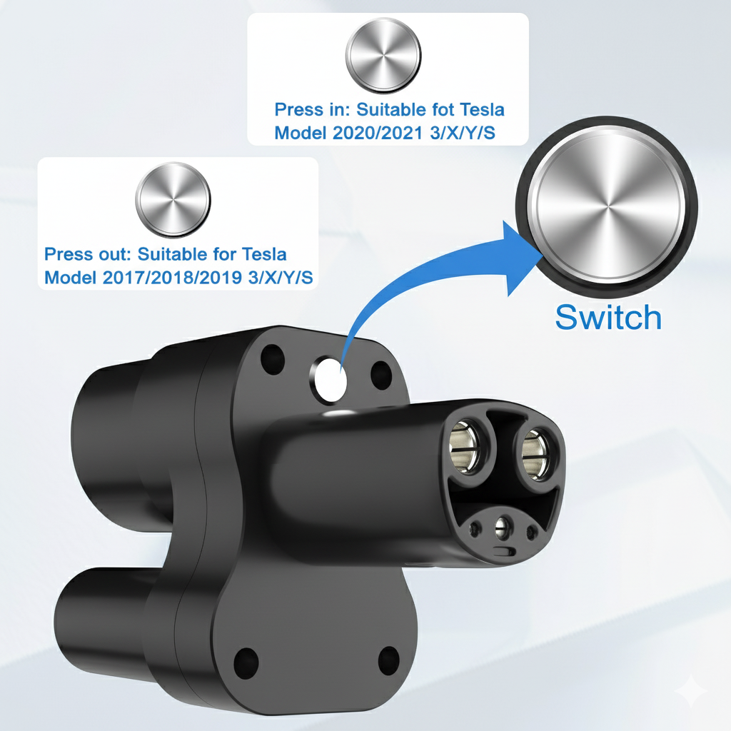 CCS2 to Tesla Adapter 250A DC Only (USA/NACS)