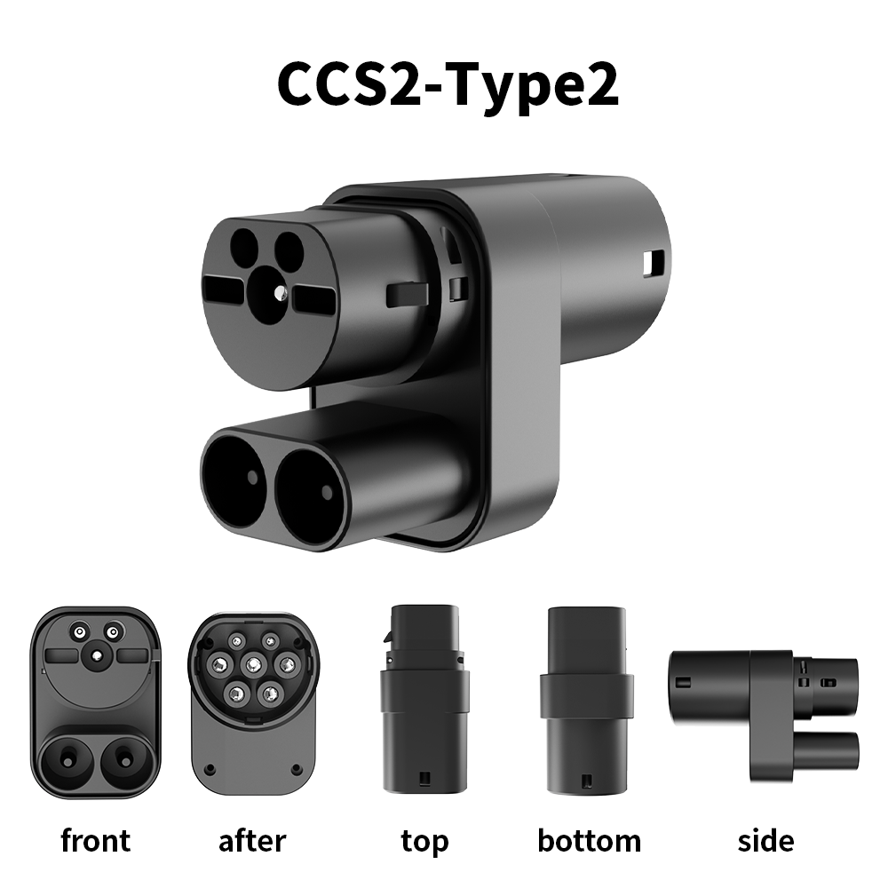 CCS2 to Type 2 Adapter for Old Tesla S/X (GCC/Type 2)