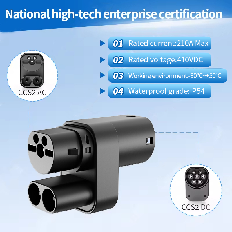 CCS2 to Type 2 Adapter for Old Tesla S/X (GCC/Type 2)