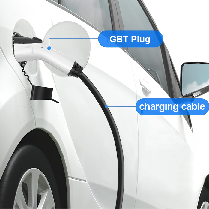 Type 2 to GBT Charging Cable 10m, 22kW (China/GBT)