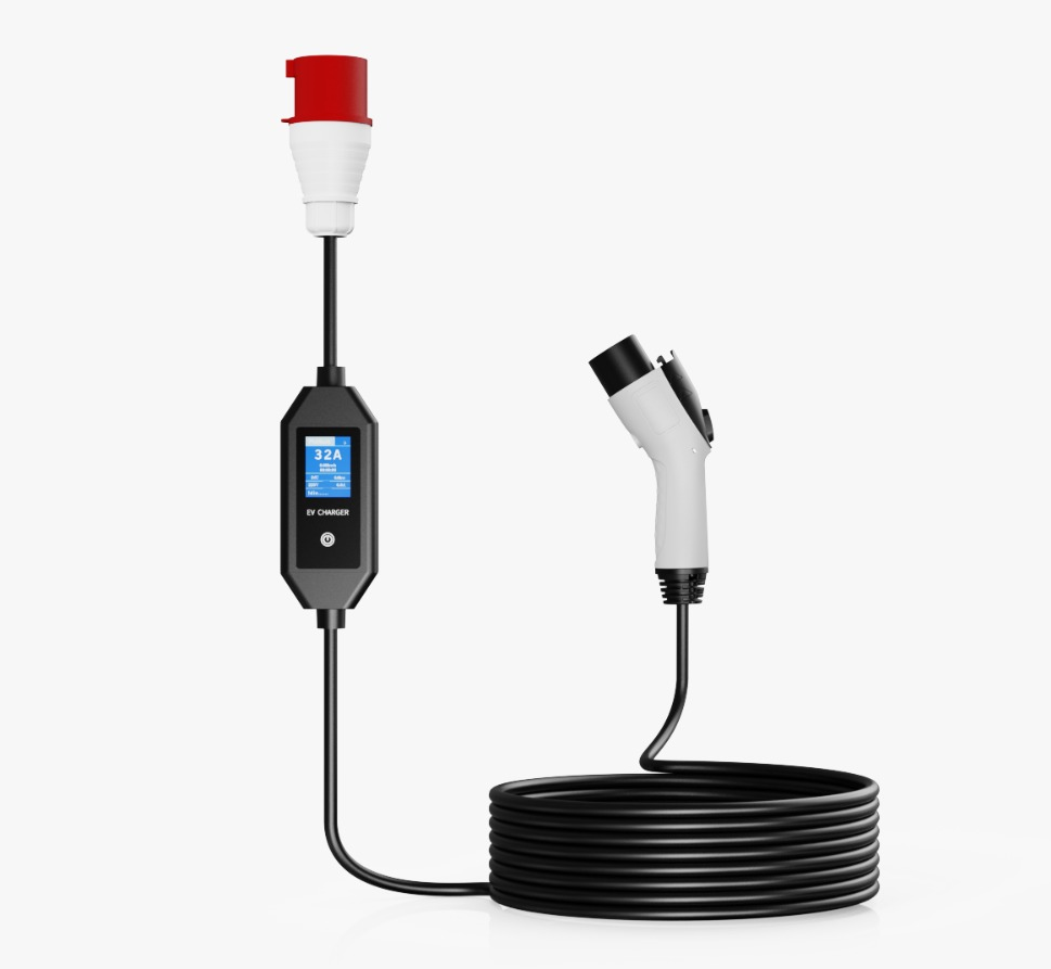 Portable EV Charger 22kW, EVFL (China/GBT)