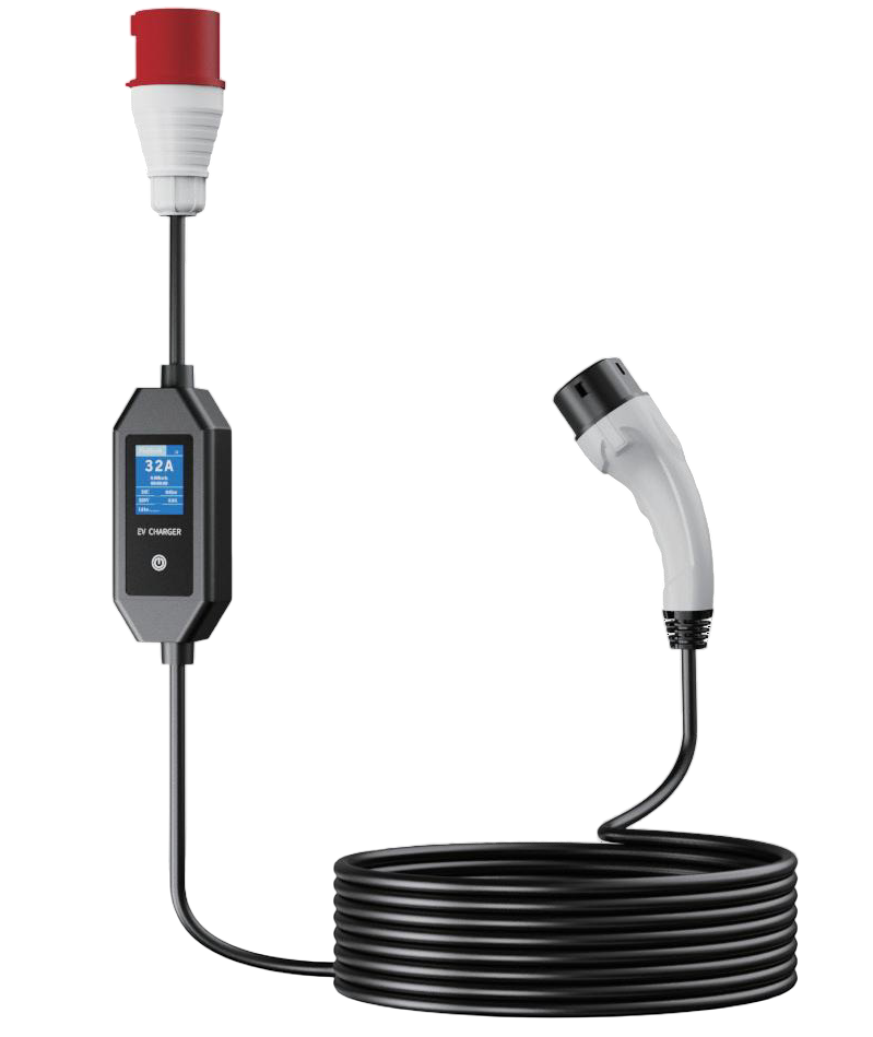 Portable EV Charger 22kW, EVFL (GCC/Type 2)