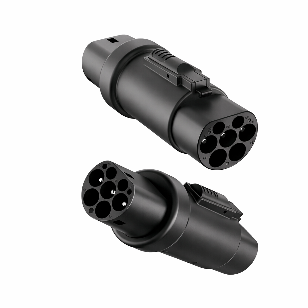 Type 2 to GBT Adapter 7kW with Lock (China / GBT)