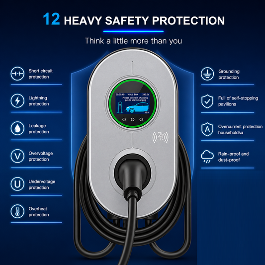 Wall EV Charger 22kW (GCC / Type 2)