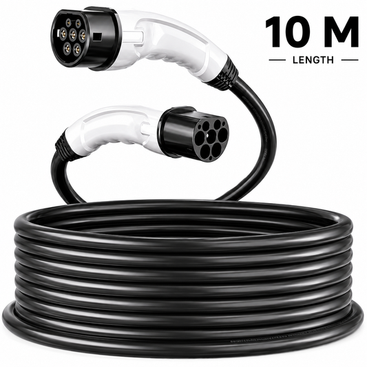 Type 2 to Type 2 Charging Cable 10m, 22kW (GCC/Type 2)