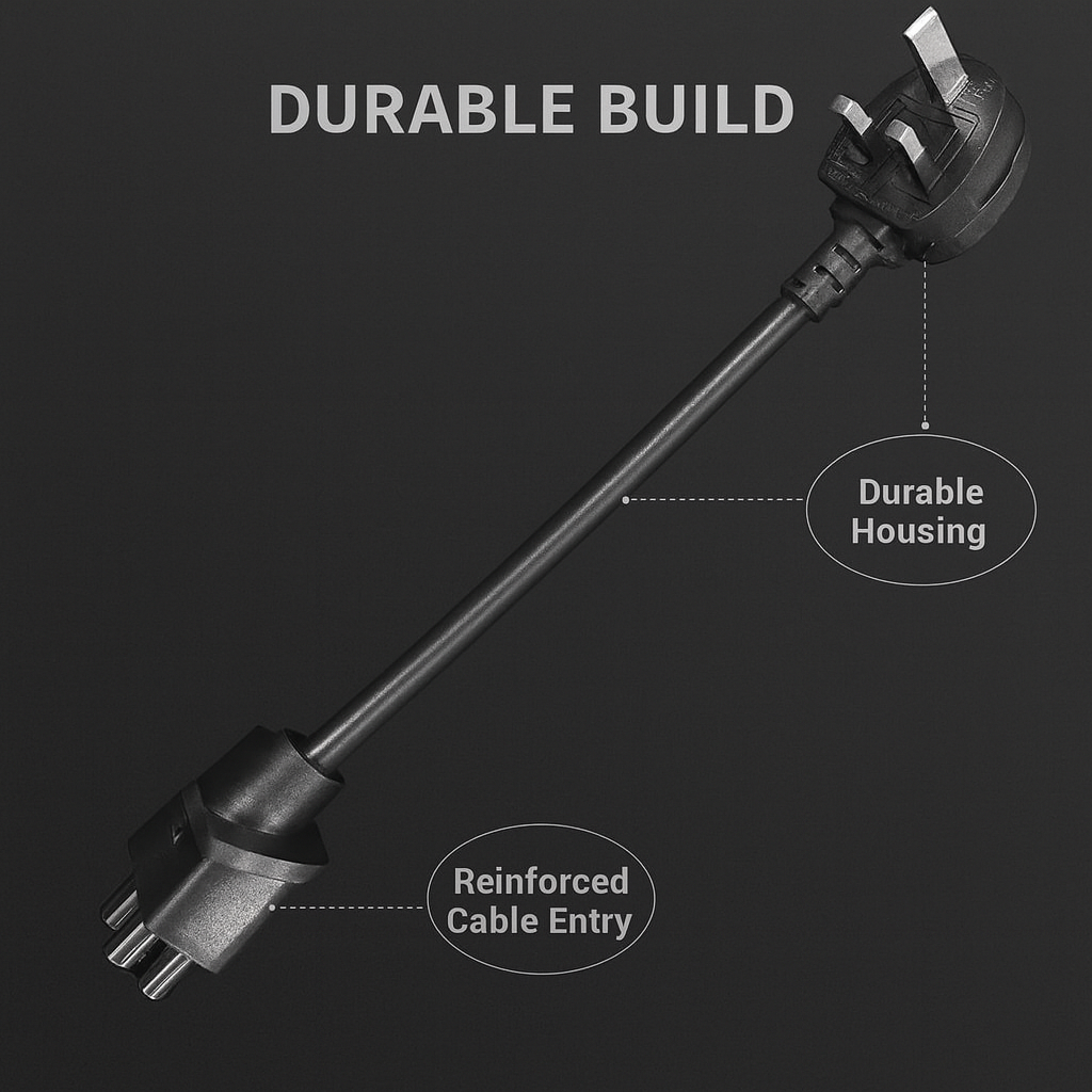 UK Plug 2.3kW for Tesla Charger