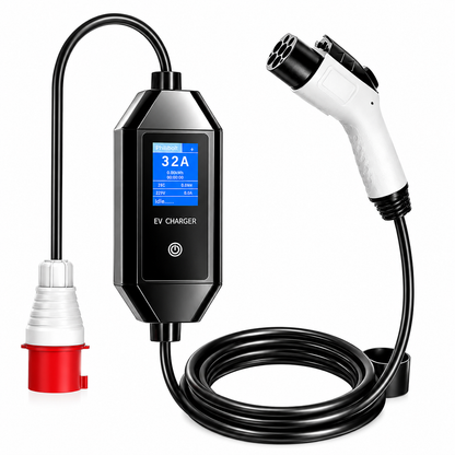 Portable EV Charger 22kW, EVFL (China/GBT)
