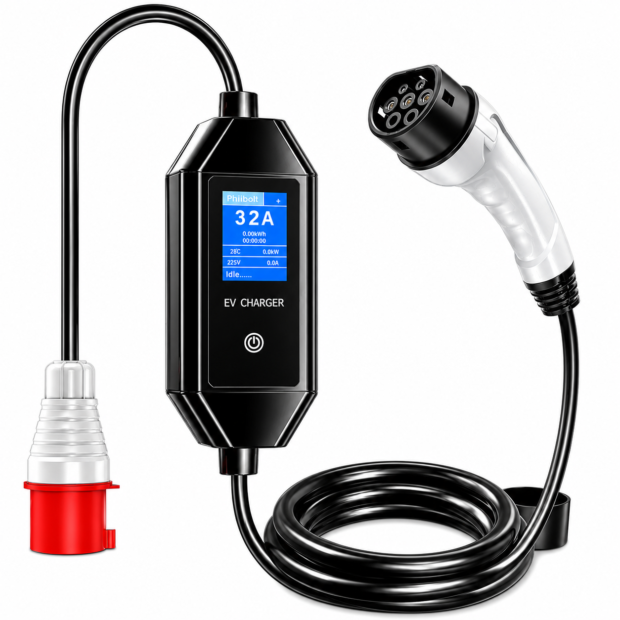 Portable EV Charger 22kW, EVFL (GCC/Type 2)