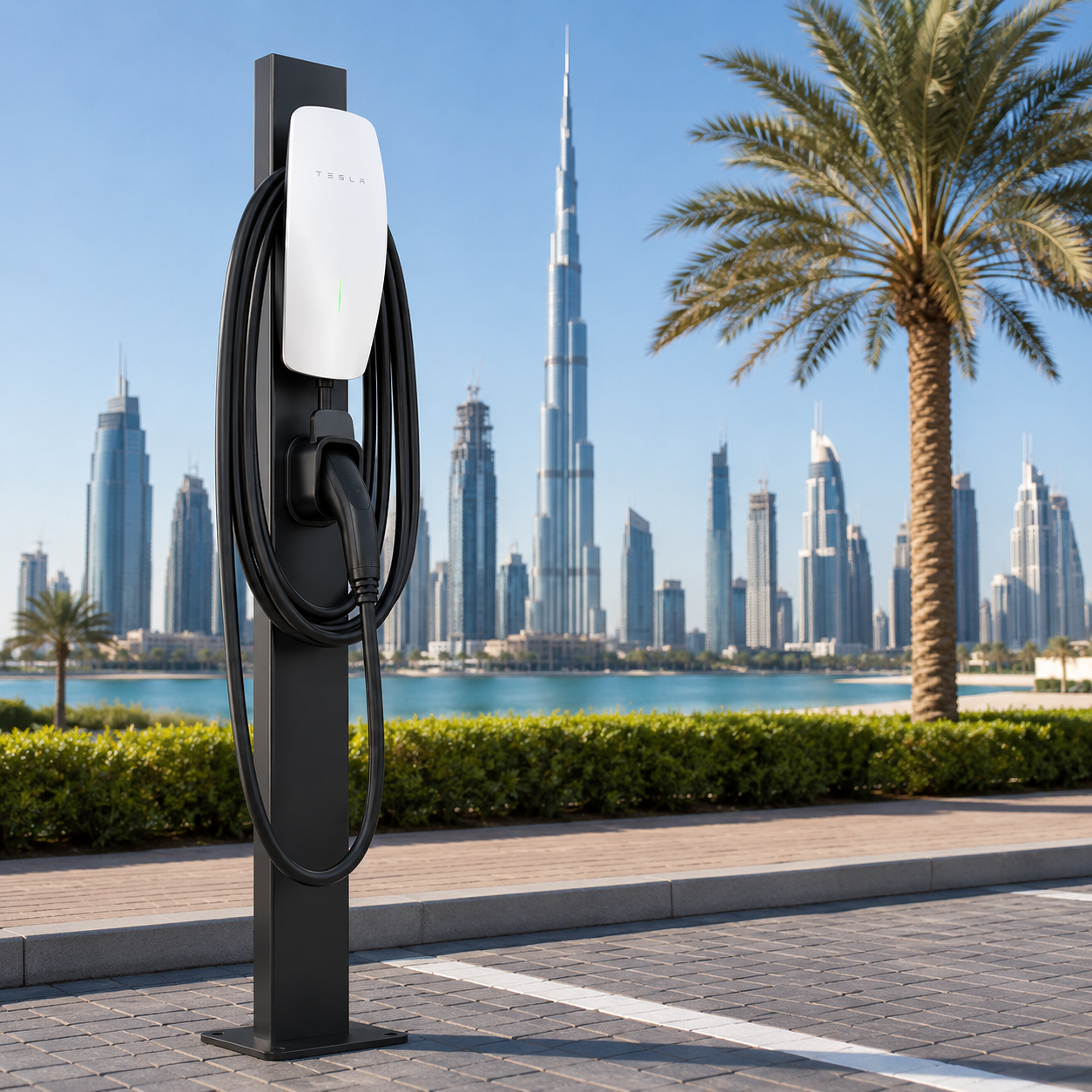 EV Charger Pedestal Stand (Mounting Pole)
