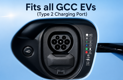 Wall EV Charger 22kW (GCC / Type 2)