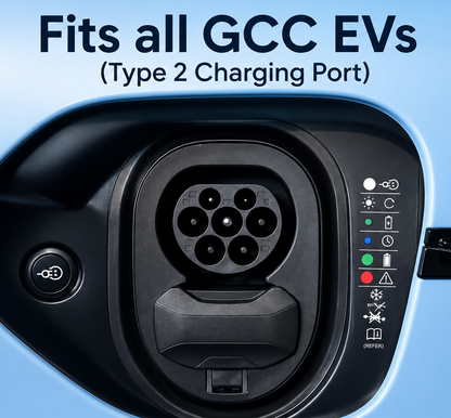 Wall EV Charger 22kW, BOULT-DP03 (GCC/Type 2)