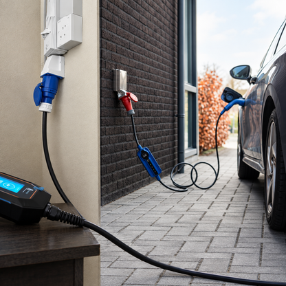Portable EV Charger Outlet (Gewiss CEE Industrial Wall-Mounting Socket)
