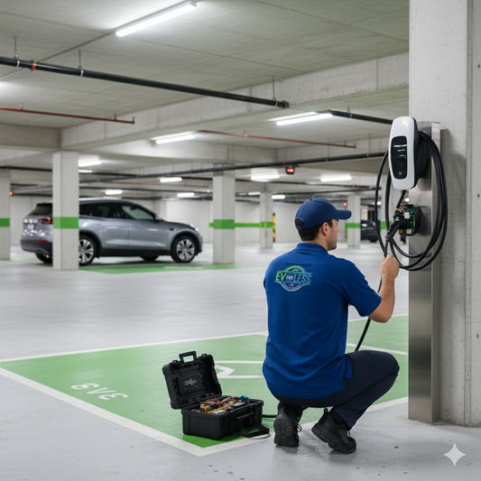 Standard Installation for EV Charger 11kW Single Phase