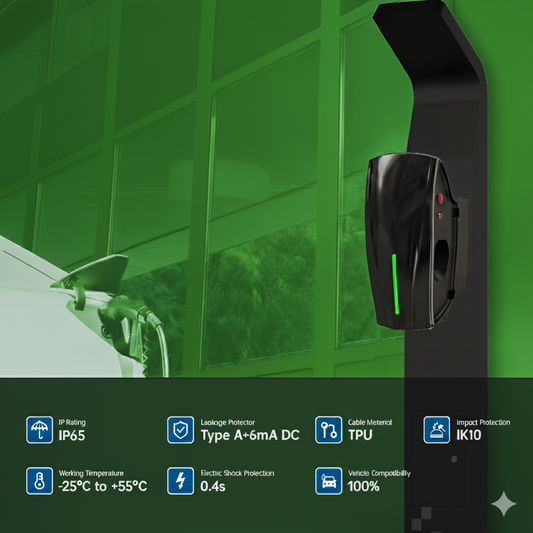 Smart Wall EV Charger 22kW (UAE/Type-2)