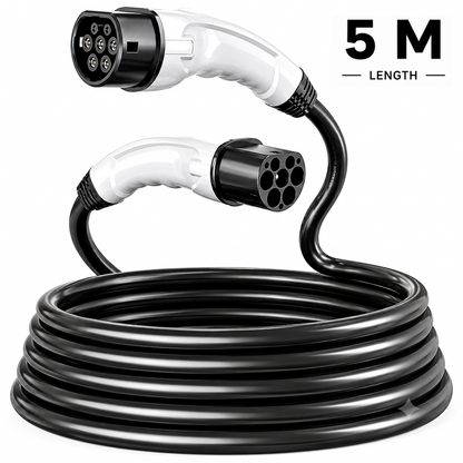 Type 2 to Type 2 Charging Cable 5m, 22kW (GCC/Type 2)
