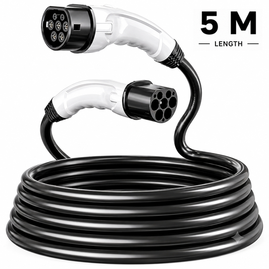 Type 2 to Type 2 Charging Cable 5m, 22kW (GCC/Type 2)