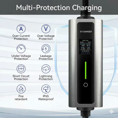 Portable EV Charger 3kW with UK Plug (China EV / GBT)