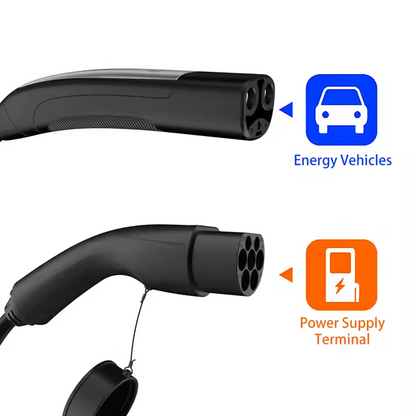 Type 2 to Tesla Charging Cable 7kW (USA/NACS)
