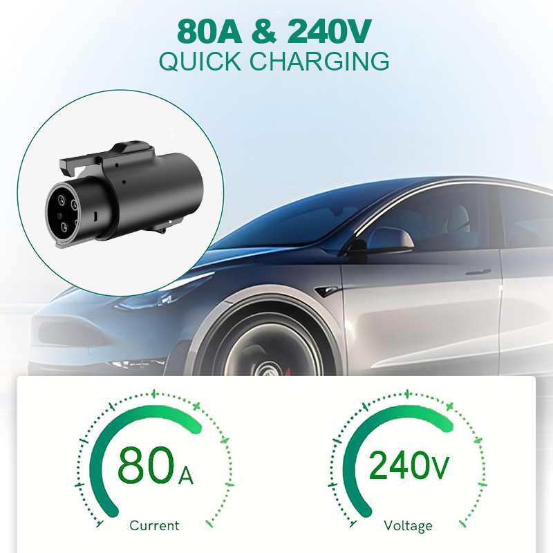 NACS to Type 1 Adapter 7kW (US/Korea/J1772)