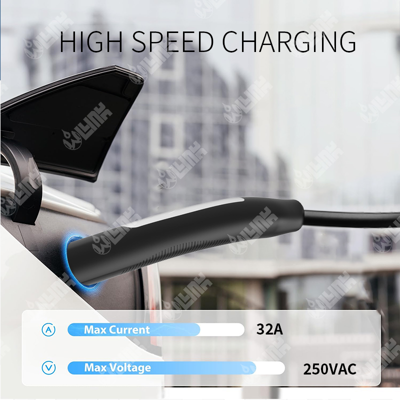 Type 2 to Tesla Charging Cable 7kW (USA/NACS)