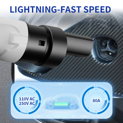 Type 2 to Tesla Adapter 80A (USA/NACS)
