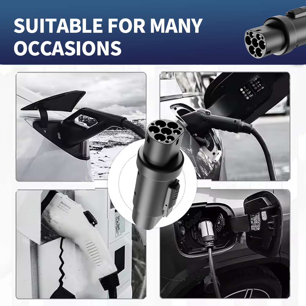 Type 2 to GBT Adapter 22kW with Lock (China EV / GBT)