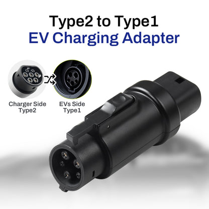 Type 2 to Type 1 Adapter 7kW (USA/J1772)