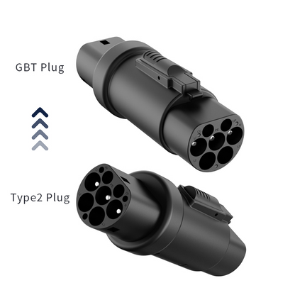 Type 2 to GBT Adapter 7kW with Lock (China / GBT)
