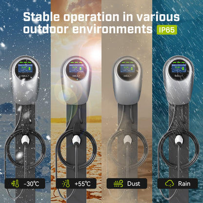 Wall EV Charger 22kW, BOULT-DP03 (GCC/Type 2)