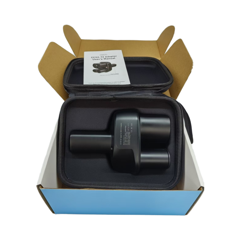 محول CCS2 إلى Tesla 3/Y/S وCybertruck 250 أمبير تيار مستمر و32 أمبير تيار متردد (الولايات المتحدة الأمريكية/NACS)