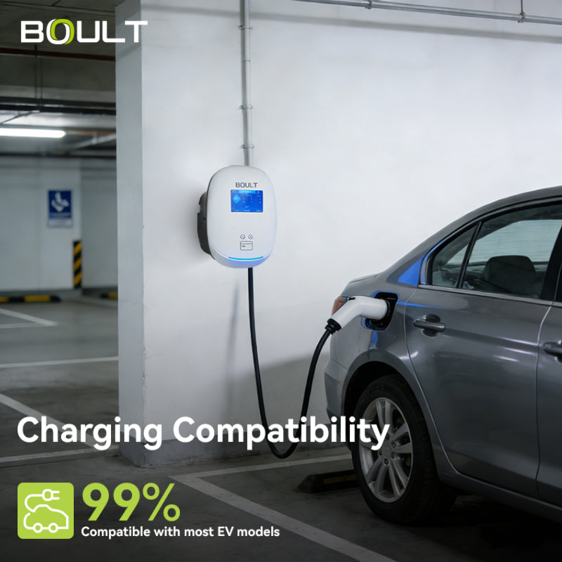 Wall EV Charger 22kW, BOULT-BDP01-W (GCC/Type 2)