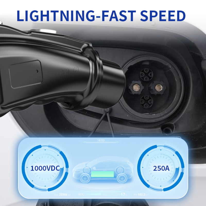 محول CCS2 إلى CHAdeMO بقوة 250 أمبير، OLINK (اليابان)