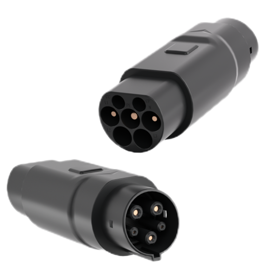 Type-2 to Type-1 Adapter 7kW (USA/Korea/J1772)