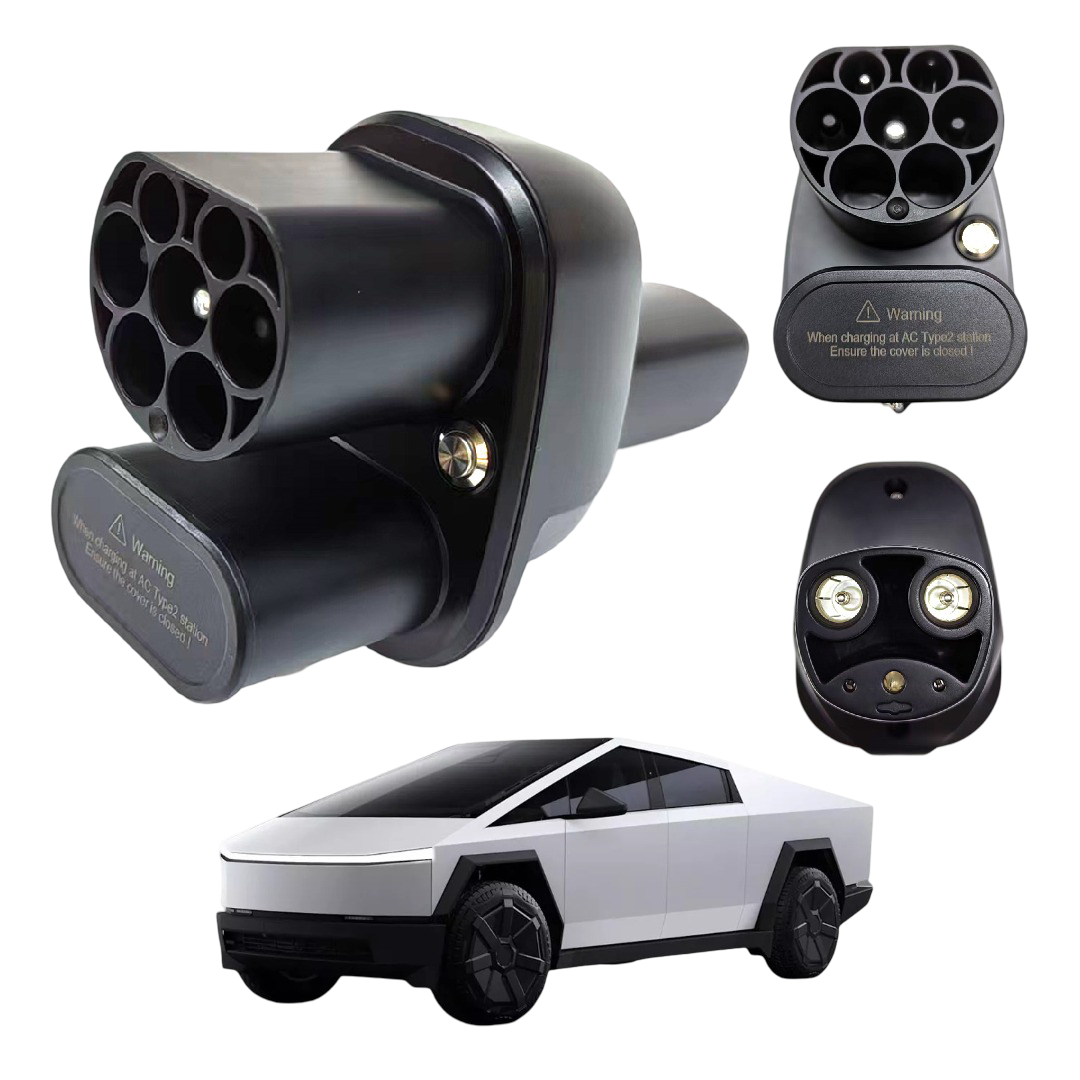 محول CCS2 إلى Tesla 3/Y/S وCybertruck 250 أمبير تيار مستمر و32 أمبير تيار متردد (الولايات المتحدة الأمريكية/NACS)