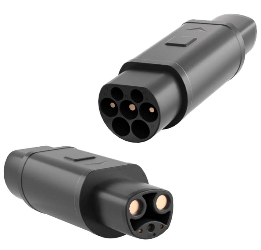 Type 2 to Tesla Adapter 7kW (USA/NACS)
